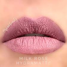 Lipsense Hydramatte Milk Rose- no gloss needed!